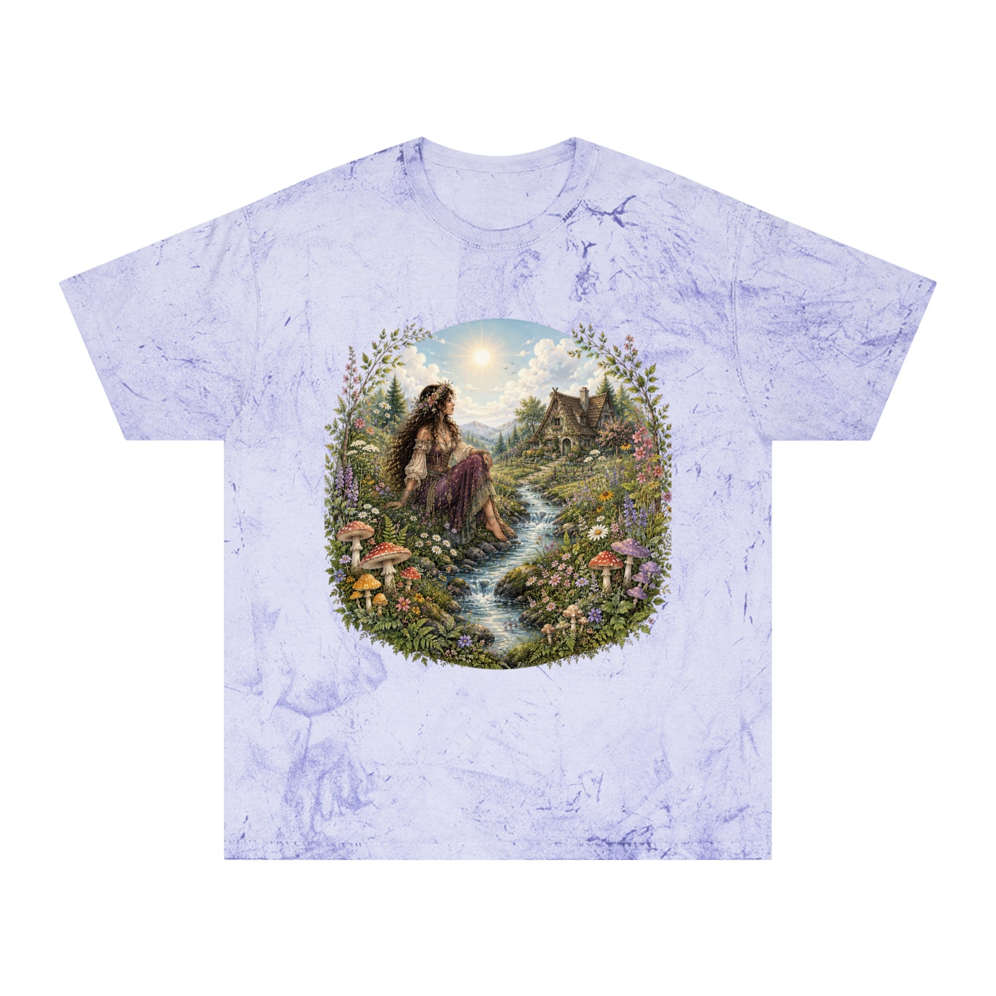 “Daydreaming Fairy” - Tye-Dye Graphic Tee