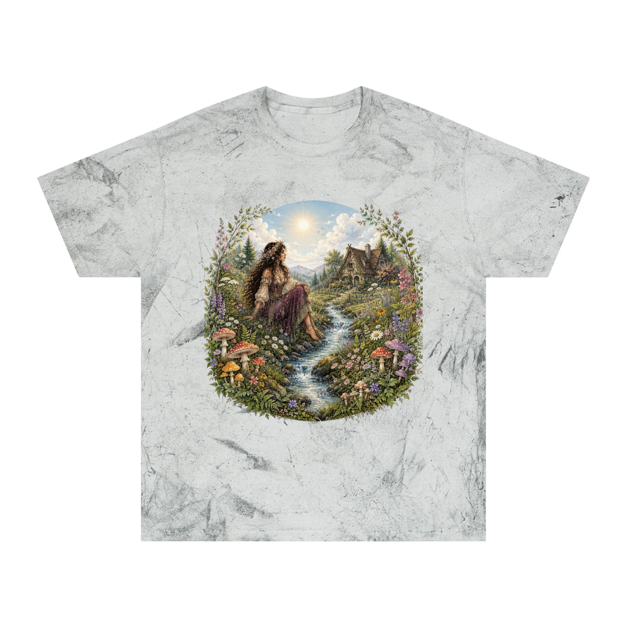 “Daydreaming Fairy” - Tye-Dye Graphic Tee