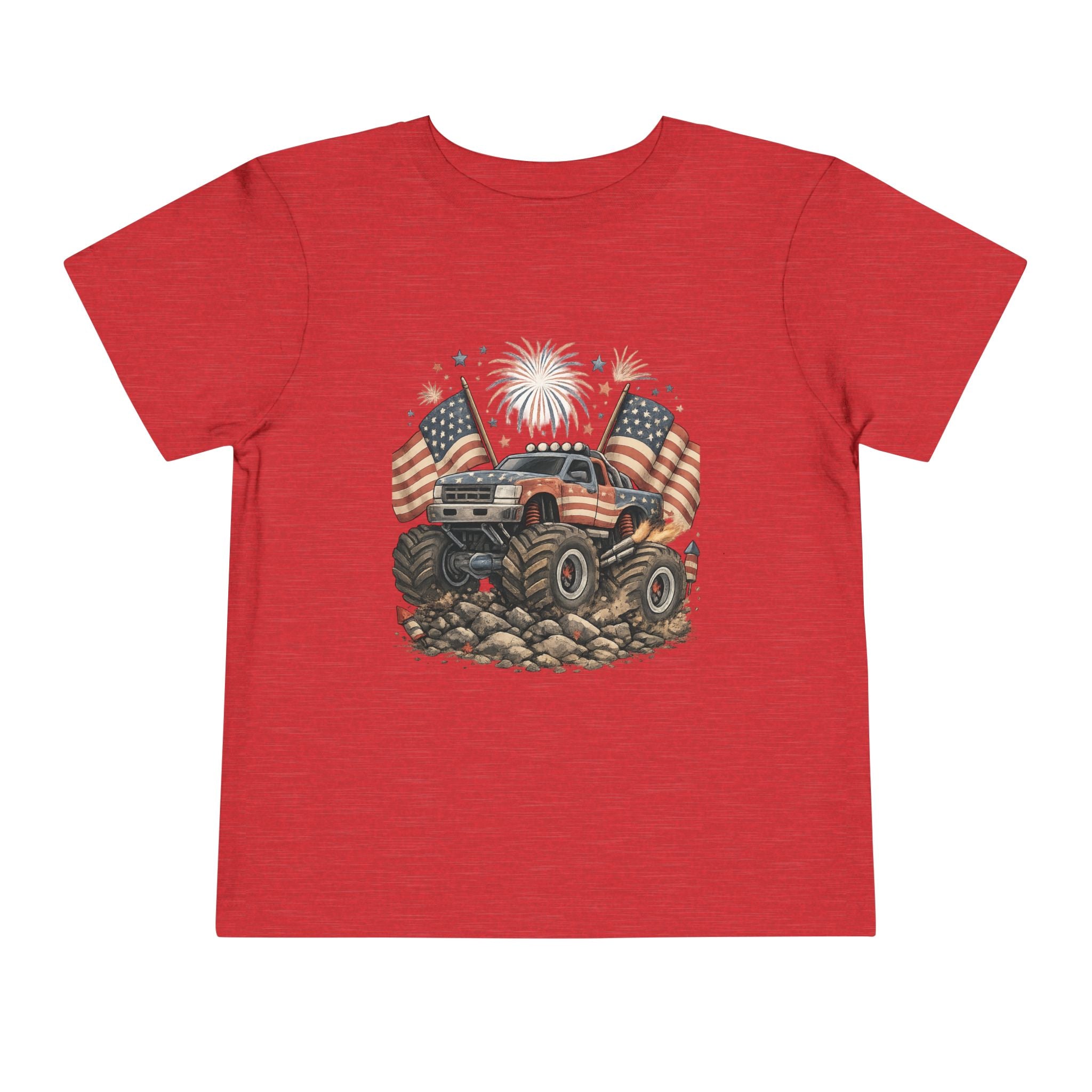 Patriotic Mud Crusher Toddler Tee