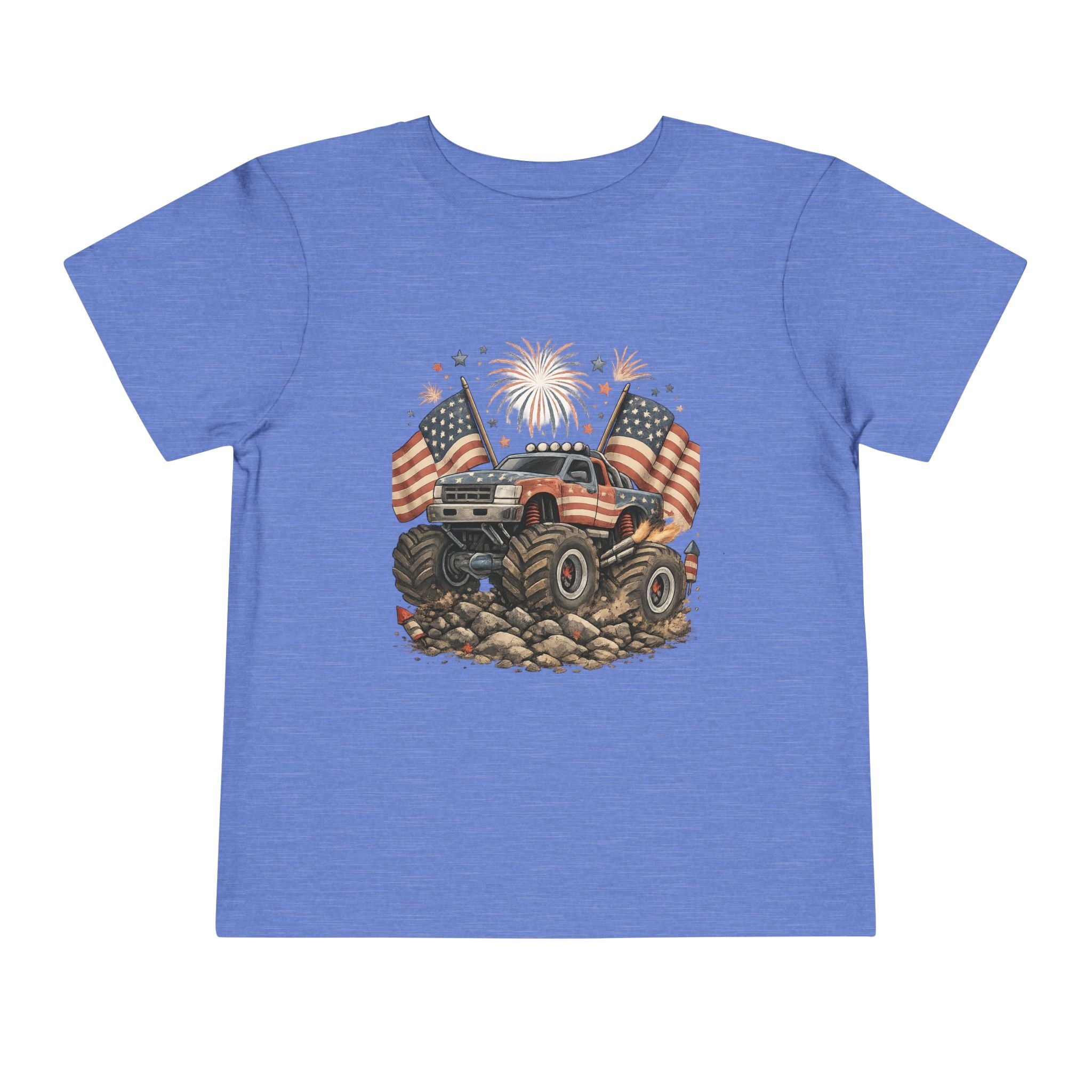 Patriotic Mud Crusher Toddler Tee