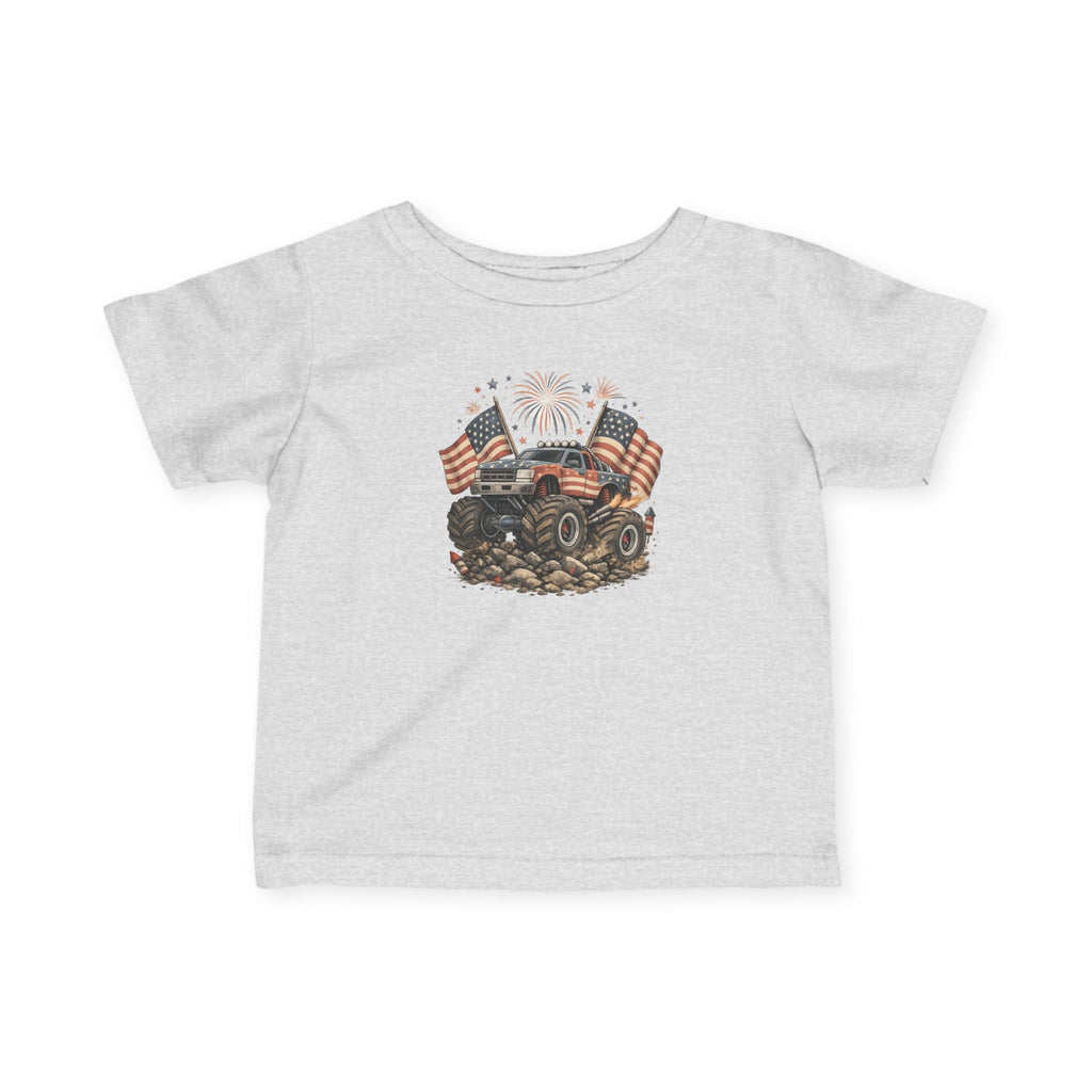 Patriotic Mud Crusher Infant Tee