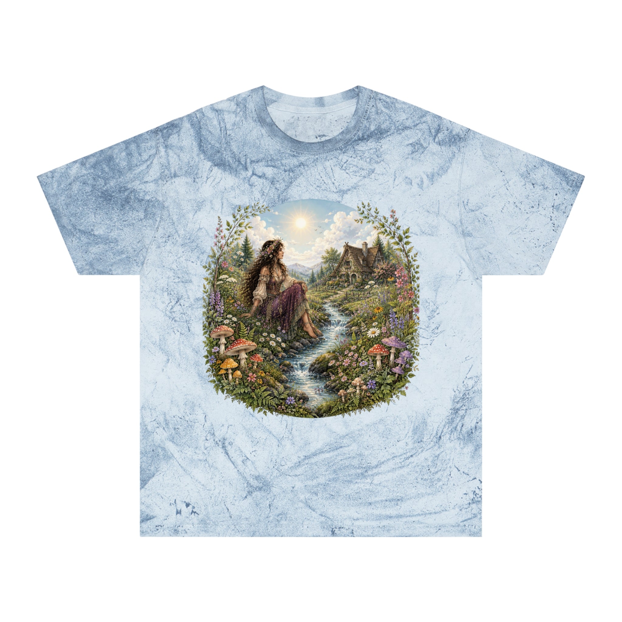 “Daydreaming Fairy” - Tye-Dye Graphic Tee
