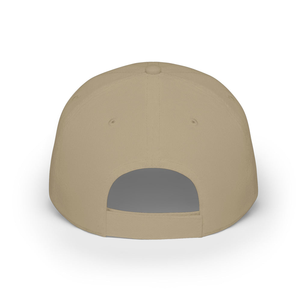 Floral Accent Low Profile Baseball Cap — Subtle Flower Embroidered Hat