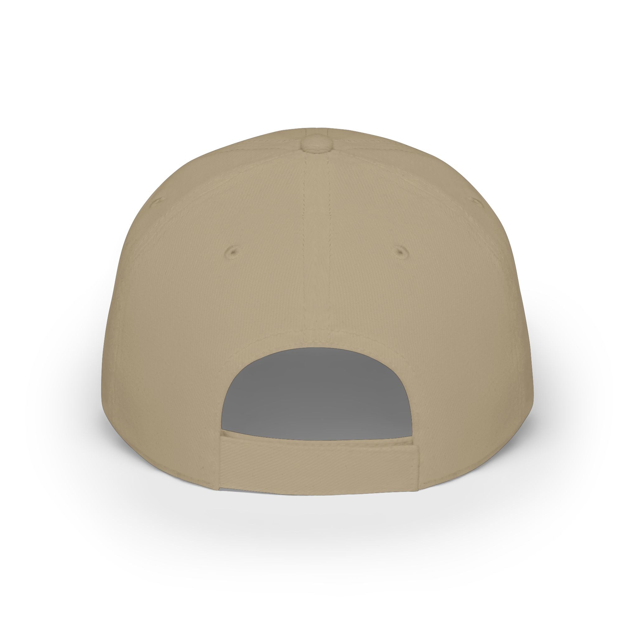 Floral Accent Low Profile Baseball Cap — Subtle Flower Embroidered Hat