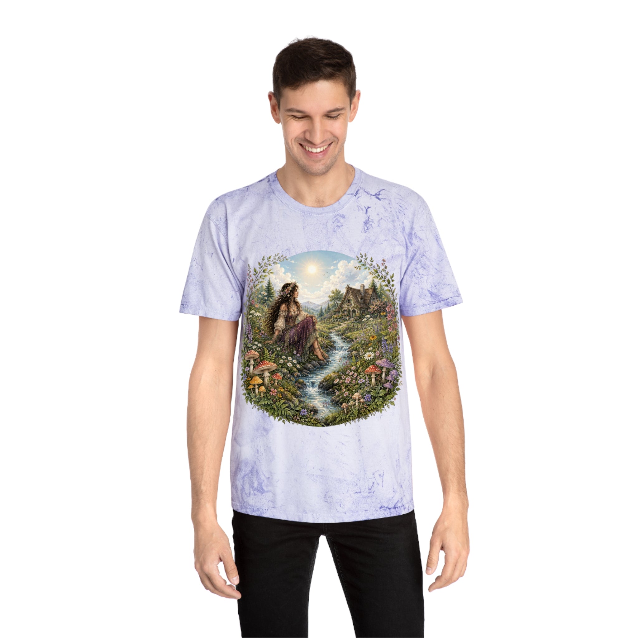 “Daydreaming Fairy” - Tye-Dye Graphic Tee