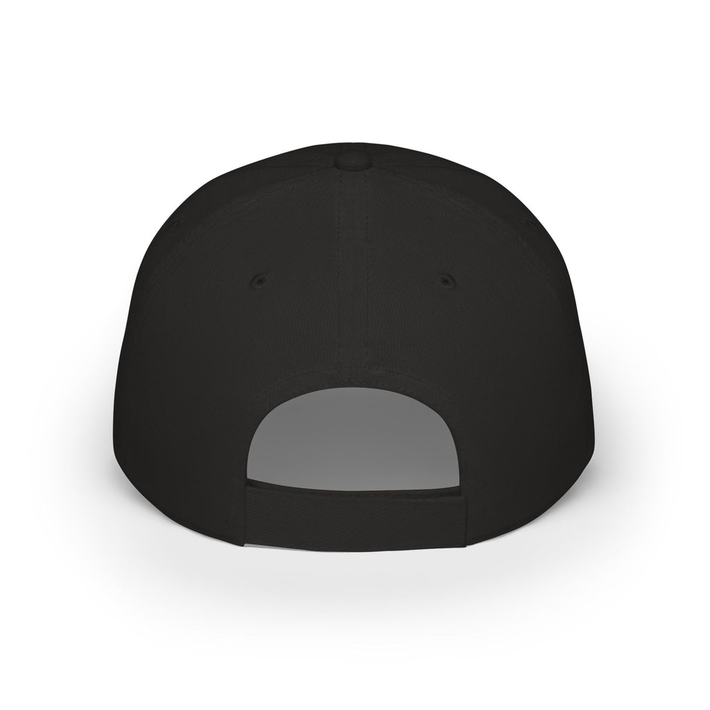 Floral Accent Low Profile Baseball Cap — Subtle Flower Embroidered Hat