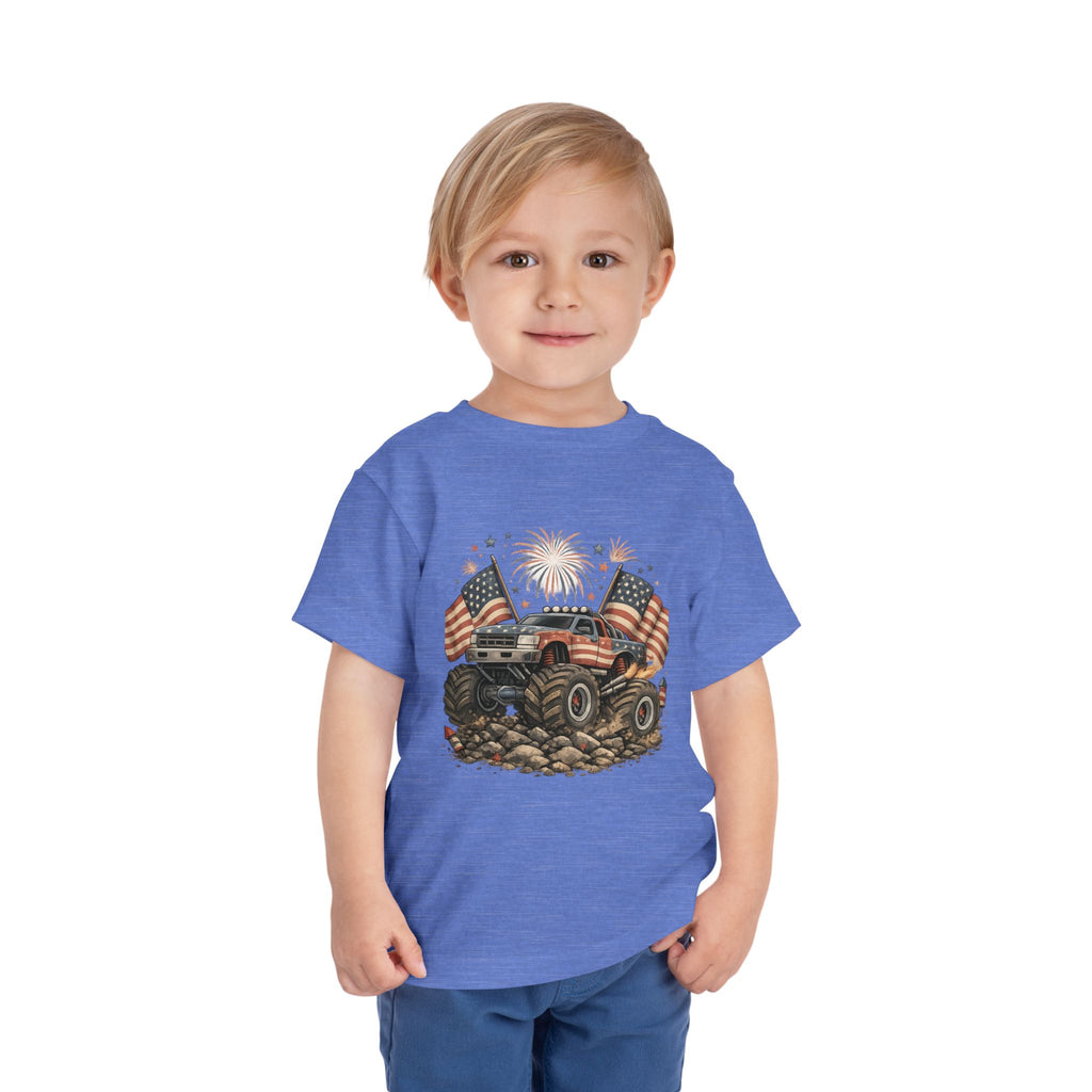 Patriotic Mud Crusher Toddler Tee