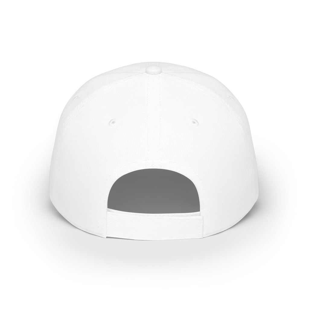 Floral Accent Low Profile Baseball Cap — Subtle Flower Embroidered Hat