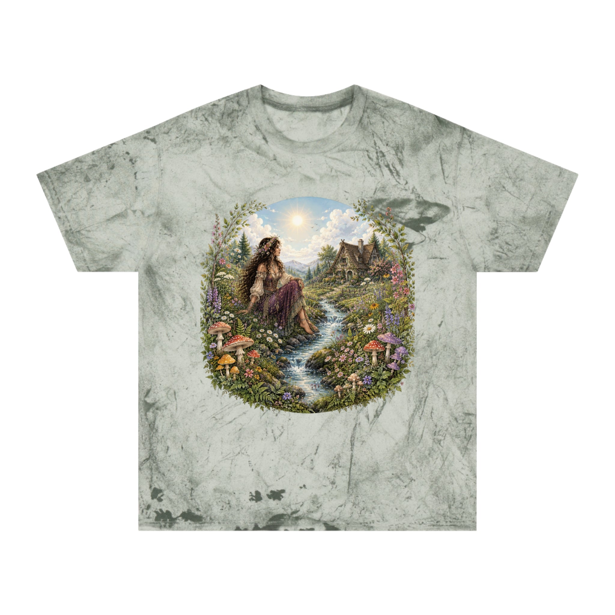 “Daydreaming Fairy” - Tye-Dye Graphic Tee