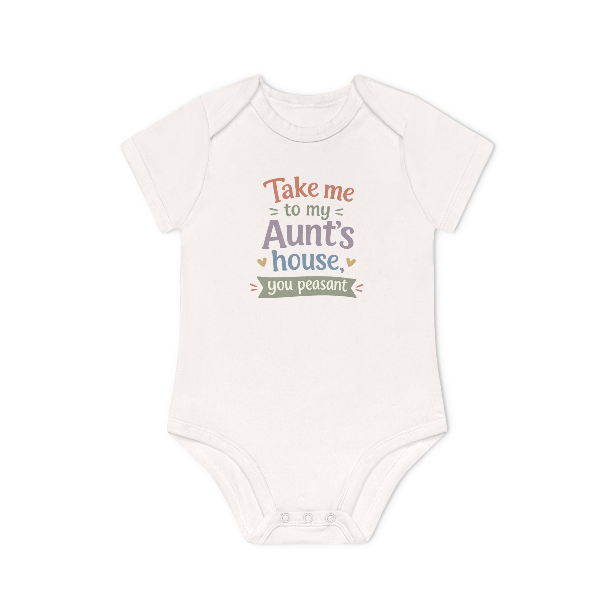 Auntie’s House Organic Short Sleeve Bodysuit