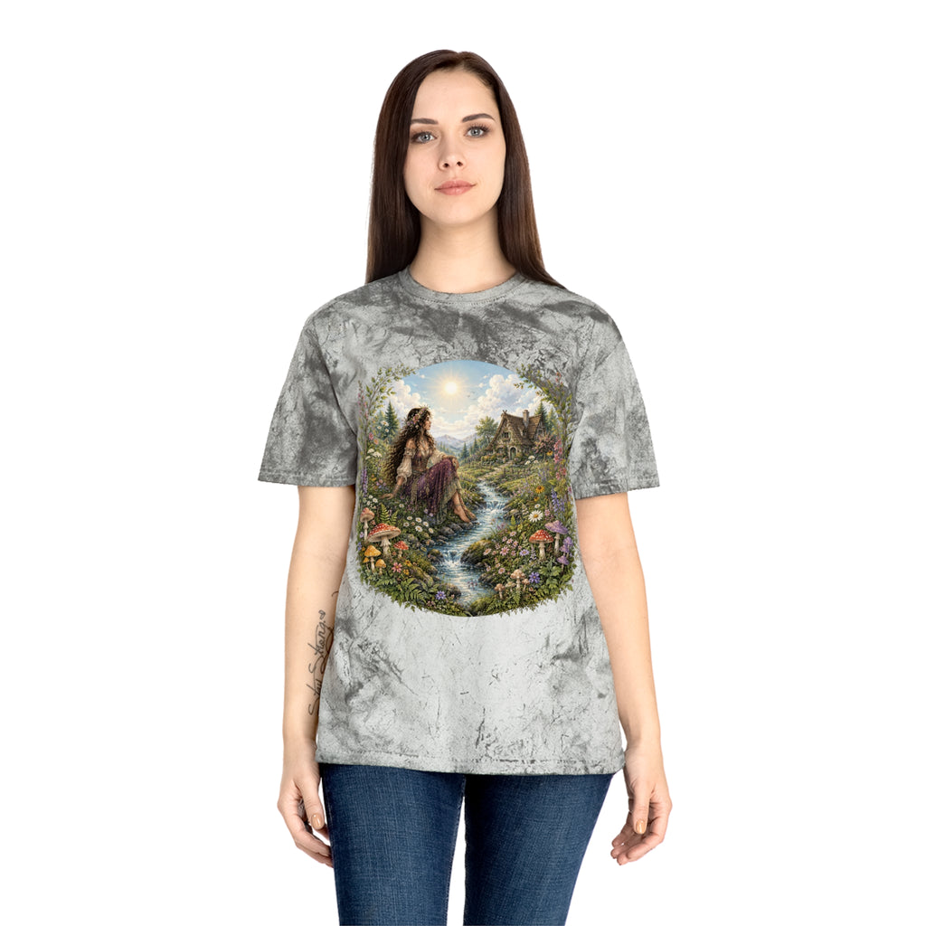 “Daydreaming Fairy” - Tye-Dye Graphic Tee