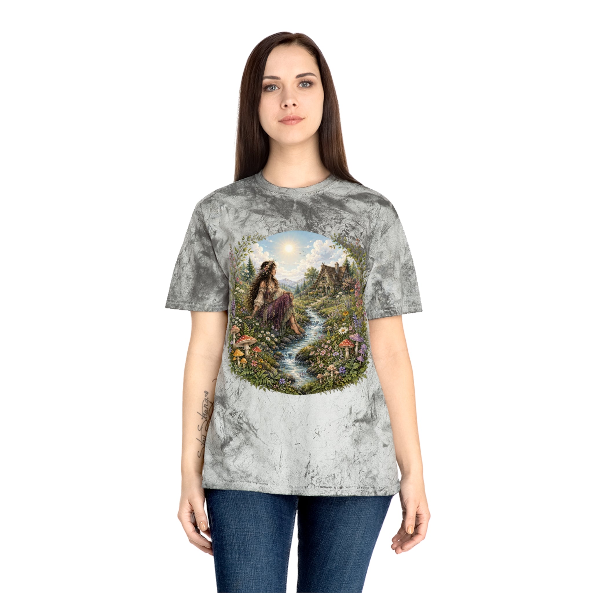 “Daydreaming Fairy” - Tye-Dye Graphic Tee