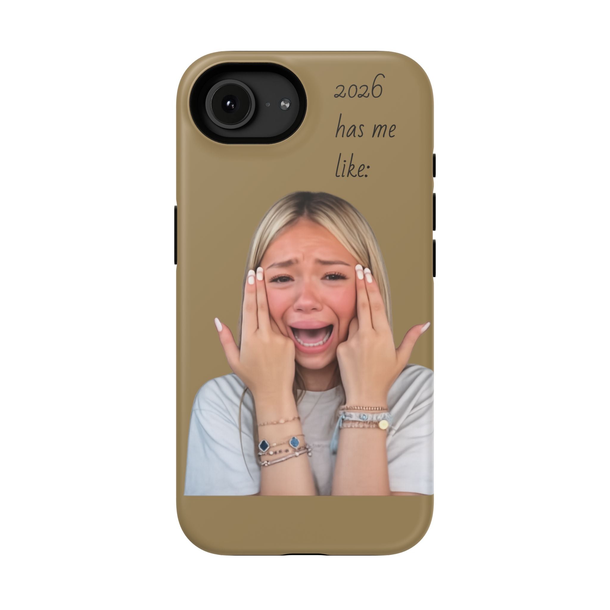 Phone Case — "2026 Has Me Like" Funny Face Impact-Resistant Case