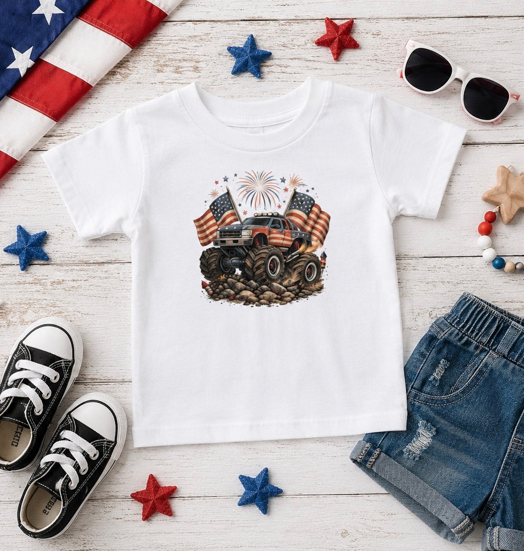 Patriotic Mud Crusher Infant Tee