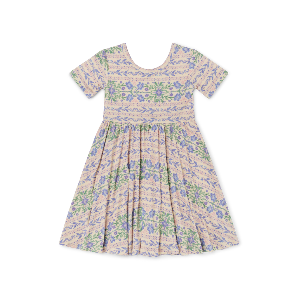 Spring Cascade Bamboo Twirl Dress