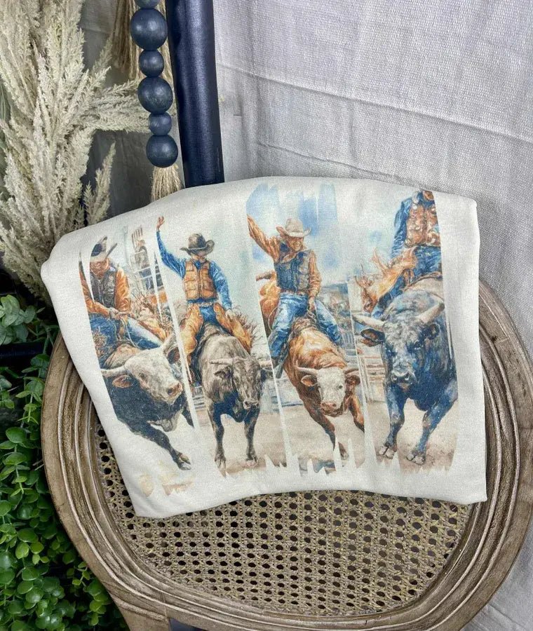 Vintage Bull Rider Rodeo Graphic Tee | Unisex Western Grit Shirt